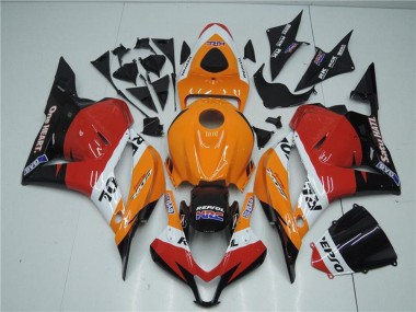 Discount 2009-2012 Orange White Red Glossy Black Repsol Honda CBR600RR Full Motorcycle Fairing Kits Canada