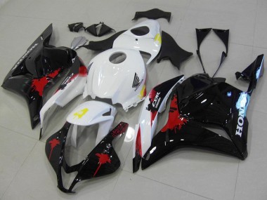 Discount 2009-2012 White Red Glossy Black Honda CBR600RR Motorcycle Fairings Kit Canada