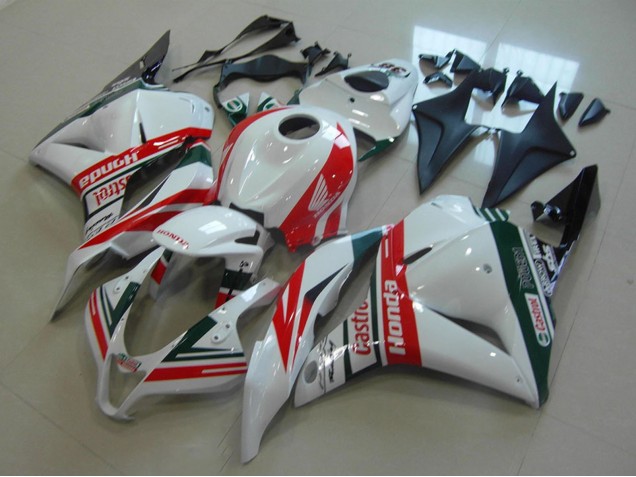 Discount 2009-2012 White Red Green Castrol Honda CBR600RR Motorcycle Fairings Canada