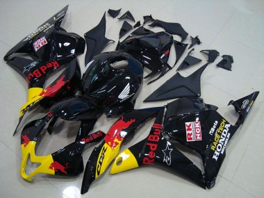 Discount 2009-2012 Glossy Black Yellow Red Bull Honda CBR600RR Motorcycle Fairing Canada