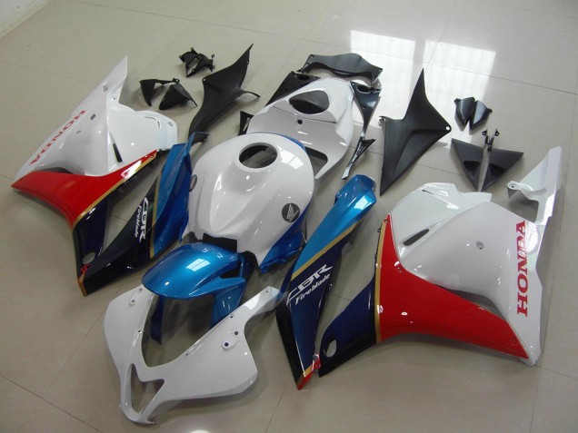Discount 2009-2012 White Blue Red Glossy Black Honda CBR600RR Motorcycle Fairing Canada