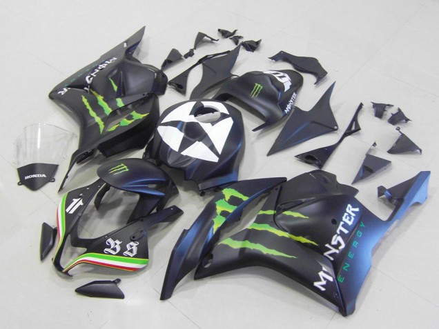 Discount 2009-2012 Matte Black Blue Green Monster Honda CBR600RR Motorcycle Fairings Canada