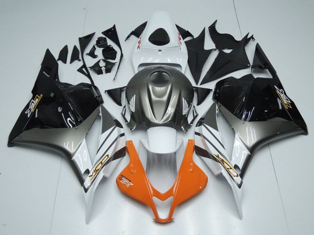 Discount 2009-2012 White Silver Orange Glossy Black Honda CBR600RR Motorcycle Fairings Canada