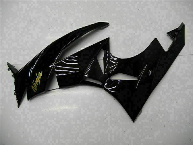 Discount 2009-2012 Glossy Black Gold Ninja Kawasaki ZX6R Motorcycle Fairings Canada