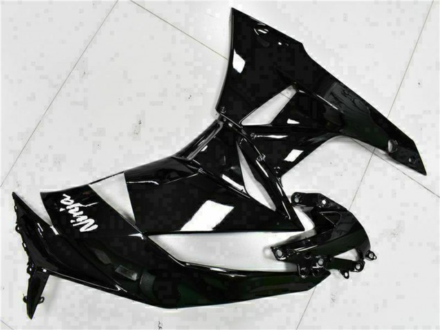 Discount 2009-2012 Glossy Black White Ninja Kawasaki ZX6R Motorcycle Fairings Canada