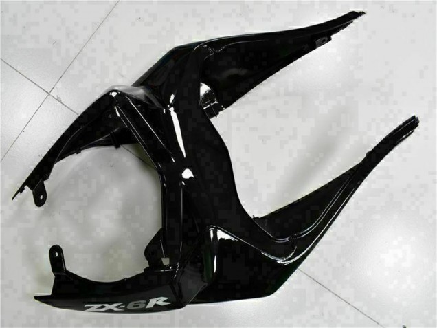 Discount 2009-2012 Glossy Black White Ninja Kawasaki ZX6R Motorcycle Fairings Canada