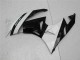 Discount 2009-2012 Glossy Black White Kawasaki ZX6R Motorcycle Fairings Canada
