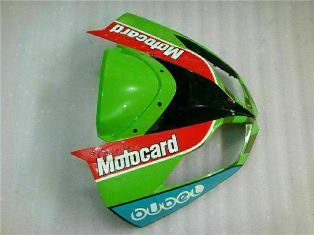Discount 2009-2012 Green White Red Black Blue Motocard Kawasaki ZX6R Motorcycle Fairings Canada