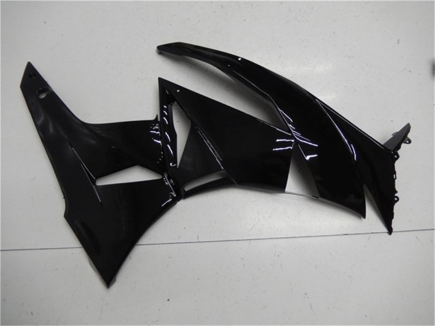 Discount 2009-2012 Glossy Black Kawasaki ZX6R Motorcycle Fairings Canada