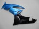 Discount 2009-2012 Light Blue Glossy Black Kawasaki ZX6R Motorcycle Fairings Canada