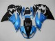 Discount 2009-2012 Light Blue Glossy Black Kawasaki ZX6R Motorcycle Fairings Canada