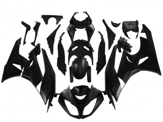 Discount 2009-2012 Matte Black Kawasaki ZX6R Motorcycle Fairings Canada