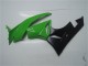 Discount 2009-2012 Green Glossy Black Kawasaki ZX6R Motorcycle Fairing Kits Canada