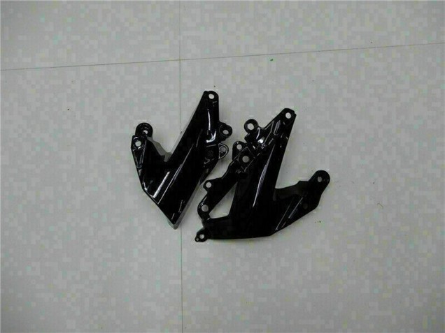 Discount 2009-2012 Glossy Black Green Kawasaki ZX6R Motorcycle Fairings Canada