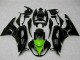 Discount 2009-2012 Glossy Black Green Kawasaki ZX6R Motorcycle Fairings Canada