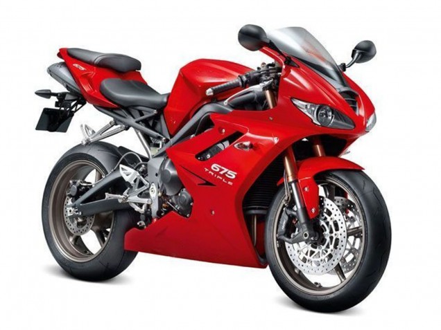 Discount 2009-2012 Red Triumph Daytona 675 Triple Motorcycle Fairing Canada