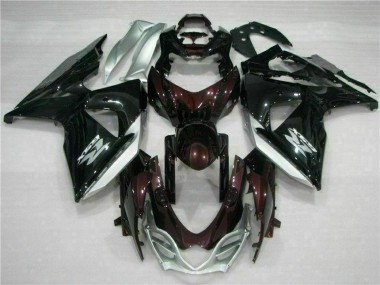 Discount 2009-2016 Glossy Black Silver White Suzuki GSXR 1000 Motorcycle Fairings Canada