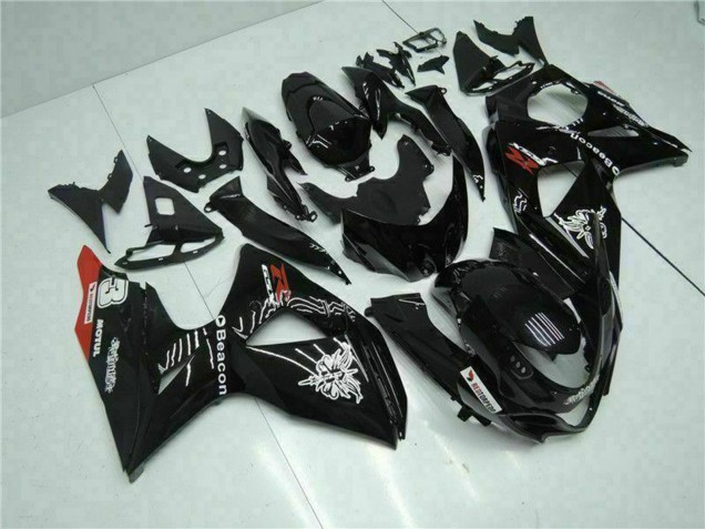 Discount 2009-2016 Glossy Black Red Beacon Motul Suzuki GSXR 1000 Motorcycle Fairings Canada
