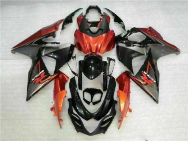 Discount 2009-2016 Orange Glossy Black Suzuki GSXR 1000 Motorcycle Fairings Canada
