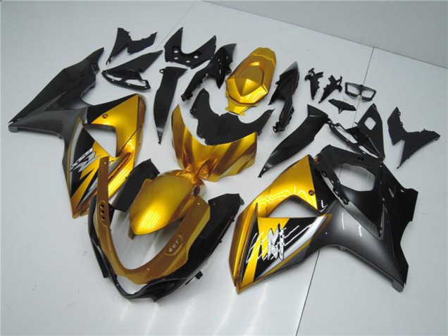 Discount 2009-2016 Gold Matte Black Suzuki GSXR 1000 Motorcycle Fairings Canada