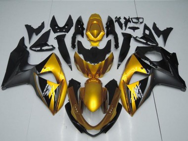 Discount 2009-2016 Gold Matte Black Suzuki GSXR 1000 Motorcycle Fairings Canada