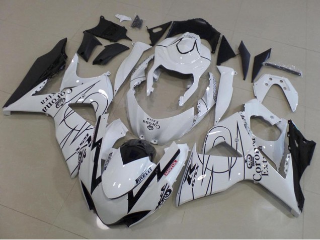 Discount 2009-2016 White Black Corona Racing Suzuki GSXR 1000 Motorcycle Fairings Canada