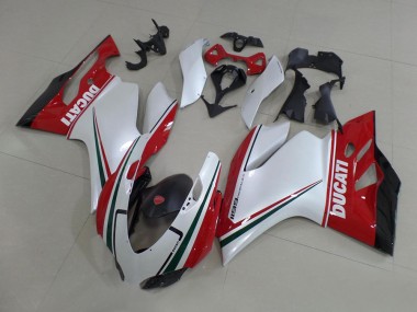 Discount 2011-2014 White Red Black Green Ducati 1199 Motorcycle Fairing Kits Canada