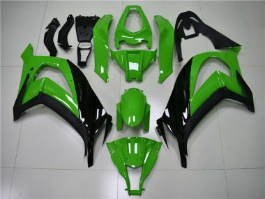 Discount 2011-2015 Green Glossy Black Kawasaki ZX10R Motorcycle Fairing Canada