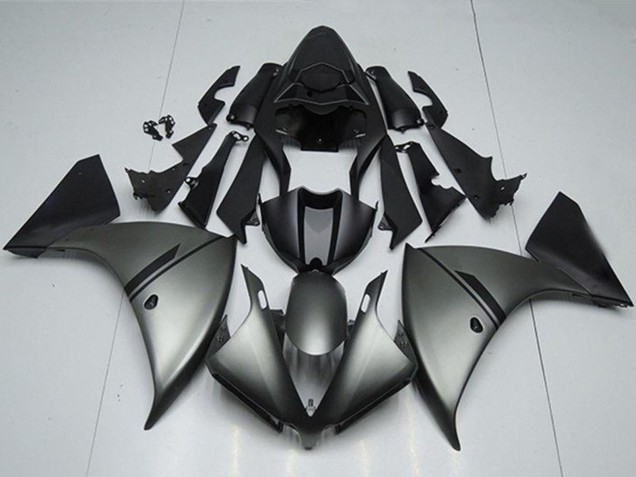 Discount 2012-2014 Matte Grey Matte Black Yamaha YZF R1 Motorcycle Fairings Canada