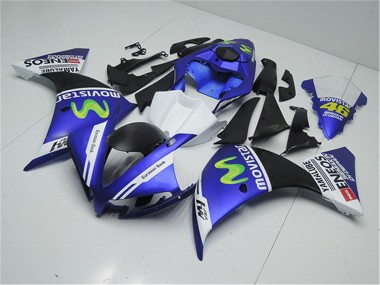 Discount 2012-2014 Blue White Black Green MoviStar Yamalube ENEOS Yamaha YZF R1 Motorcycle Fairings Canada