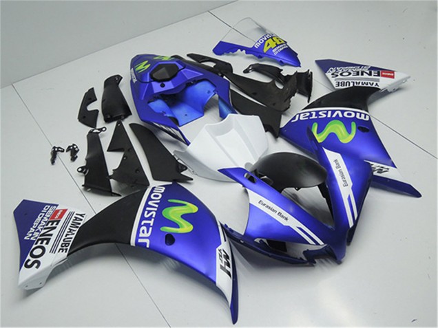 Discount 2012-2014 Blue White Black Green MoviStar Yamalube ENEOS Yamaha YZF R1 Motorcycle Fairings Canada