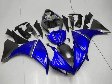 Discount 2012-2014 Blue White Glossy Black Yamaha YZF R1 Motorcycle Fairings Canada