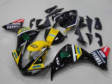 Discount 2012-2014 Yellow White Black Red Green Monster Yamaha YZF R1 Motorcycle Fairings Canada