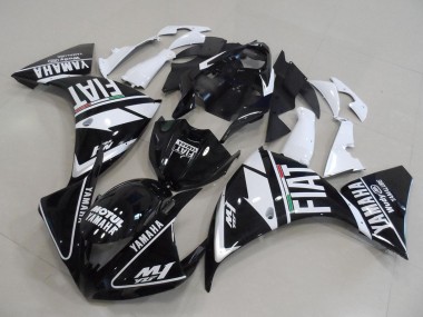 Discount 2012-2014 White Black Fiat Yamaha YZF R1 Motorcycle Fairings Canada