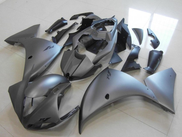 Discount 2012-2014 Matte Grey Yamaha YZF R1 Motorcycle Fairings Canada