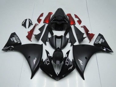 Discount 2012-2014 Glossy Black Matte Black Red Yamaha YZF R1 Motorcycle Fairings Canada