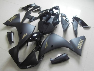 Discount 2012-2014 Glossy Black Matte Black Gold Decals Yamaha YZF R1 Motorcycle Fairing Canada