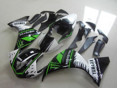 Discount 2012-2014 White Black Green Monster Yamaha YZF R1 Motorcycle Fairings Canada