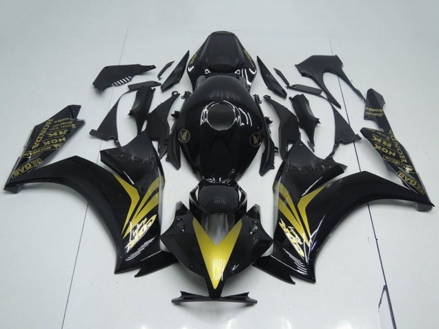 Discount 2012-2016 Glossy Black Gold Honda CBR1000RR Motorcycle Fairings Canada