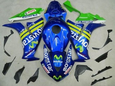 Discount 2012-2016 Blue Yellow Green MoviStar Castrol Honda CBR1000RR Motorcycle Fairings Canada
