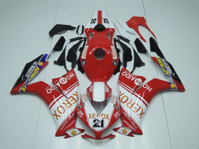 Discount 2012-2016 White Red Glossy Black Xerox 21 Honda CBR1000RR Motorcycle Fairings Canada