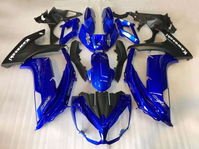 Discount 2012-2016 Blue Matte Black Kawasaki EX650 Motorcycle Fairings Canada