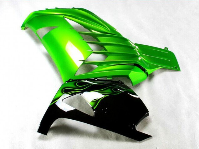 Discount 2012-2024 Green Glossy Black Kawasaki ZX14R ZZR1400 Motorcycle Fairing Canada