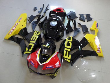 Discount 2013-2023 Yellow Red Glossy Black Geico Honda CBR600RR Motorcycle Fairings Canada