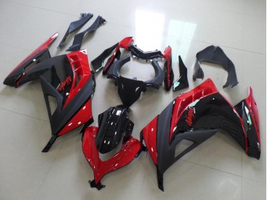 Discount 2013-2018 Red Glossy Black Matte Black Kawasaki ZX300R Motorcycle Fairings Canada