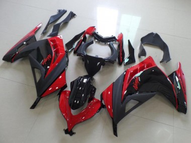 Discount 2013-2018 Red Glossy Black Matte Black Kawasaki ZX300R Motorcycle Fairings Canada