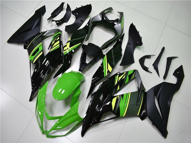 Discount 2013-2018 Green Yellow Glossy Black Matte Black Kawasaki ZX6R Motorcycle Fairings Canada