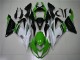 Discount 2013-2018 Green White Glossy Black Kawasaki ZX6R Motorcycle Fairings Canada