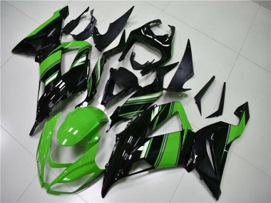 Discount 2013-2018 Green Glossy Black Kawasaki ZX6R Bike Fairings Canada