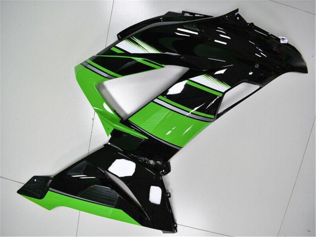 Discount 2013-2018 Green Glossy Black Kawasaki ZX6R Bike Fairings Canada